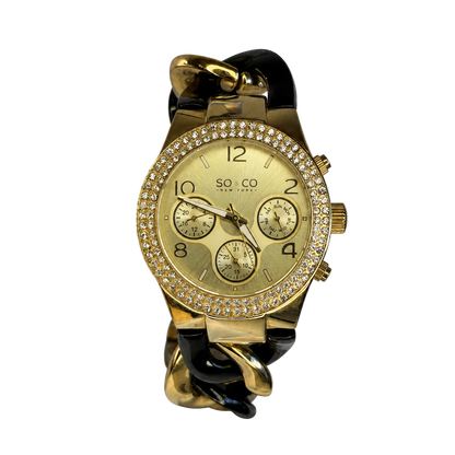Reloj de mujer grande SO&CO New York SoHo Multifunción Año 2011 Maximalista - imagen 1