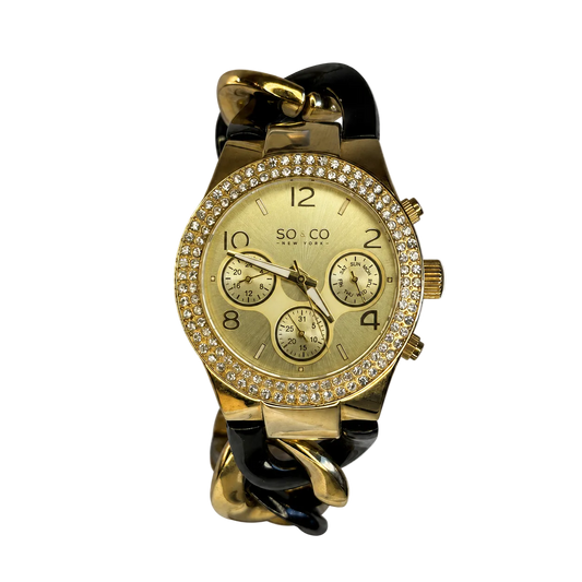 Reloj de mujer grande SO&CO New York SoHo Multifunción Año 2011 Maximalista - imagen 1