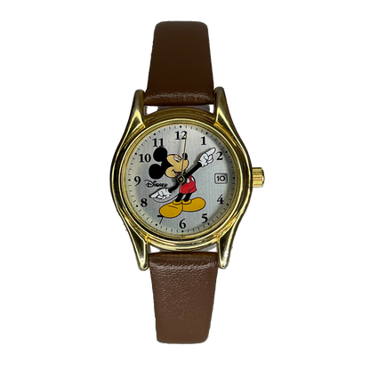 Reloj Disney Mickey Mouse MC 0076 con brazos indicadores y fechador Año 1998 Un clásico — imagen 1