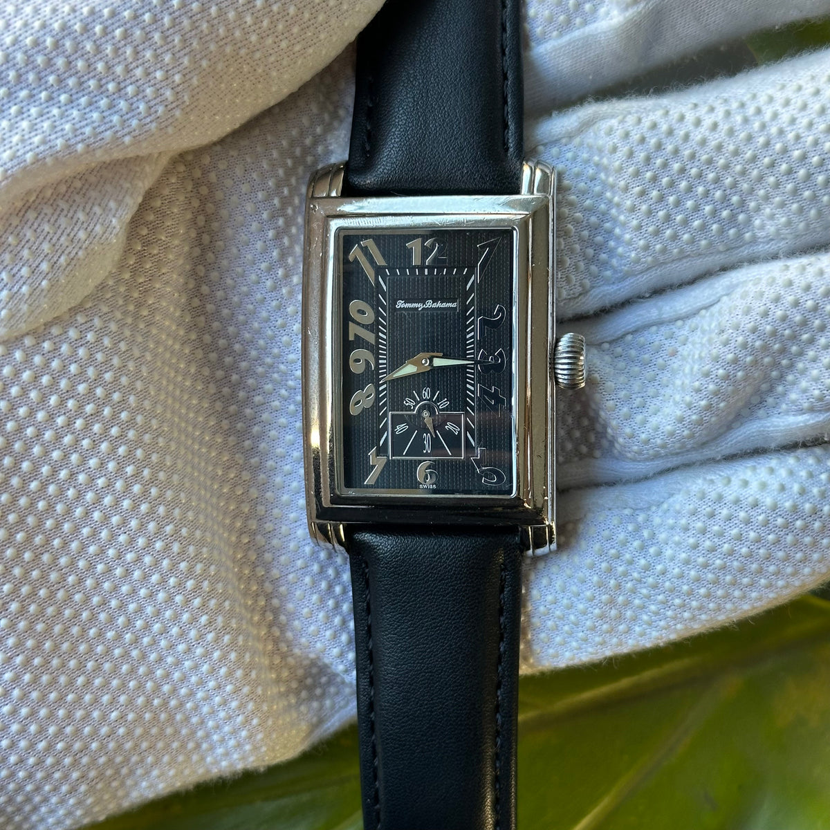 Reloj de Plata Maciza 925 Tommy Bahama TB1038 Hombre Año 2006 ÚNICO