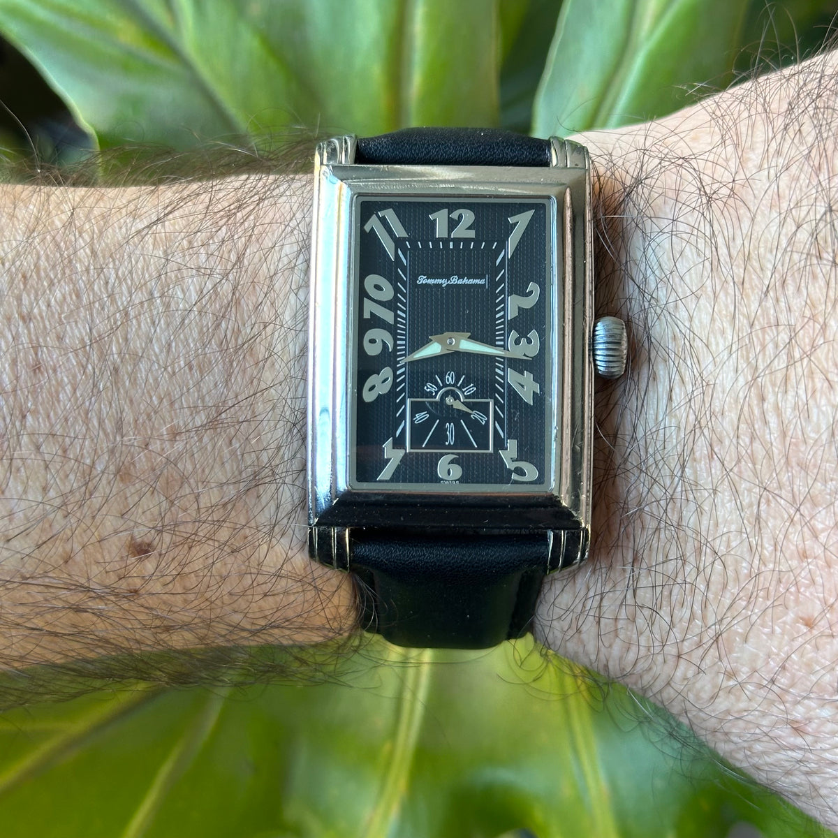 Reloj de Plata Maciza 925 Tommy Bahama TB1038 Hombre Año 2006 ÚNICO