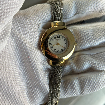 Reloj Joya Osirock Bicolor con Pulsera de Múltiples Cadenas y Cierre Joyero Año 1998 ÚNICO - foto 5