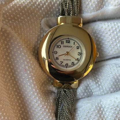 Reloj Joya Osirock Bicolor con Pulsera de Múltiples Cadenas y Cierre Joyero Año 1998 ÚNICO - foto 1