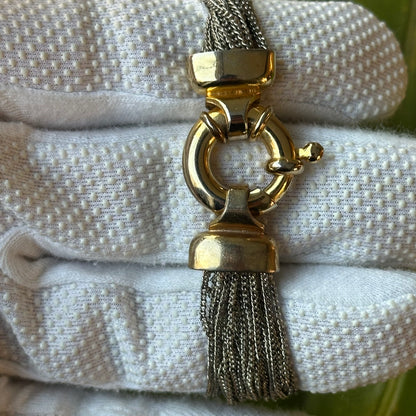 Reloj Joya Osirock Bicolor con Pulsera de Múltiples Cadenas y Cierre Joyero Año 1998 ÚNICO - foto 6