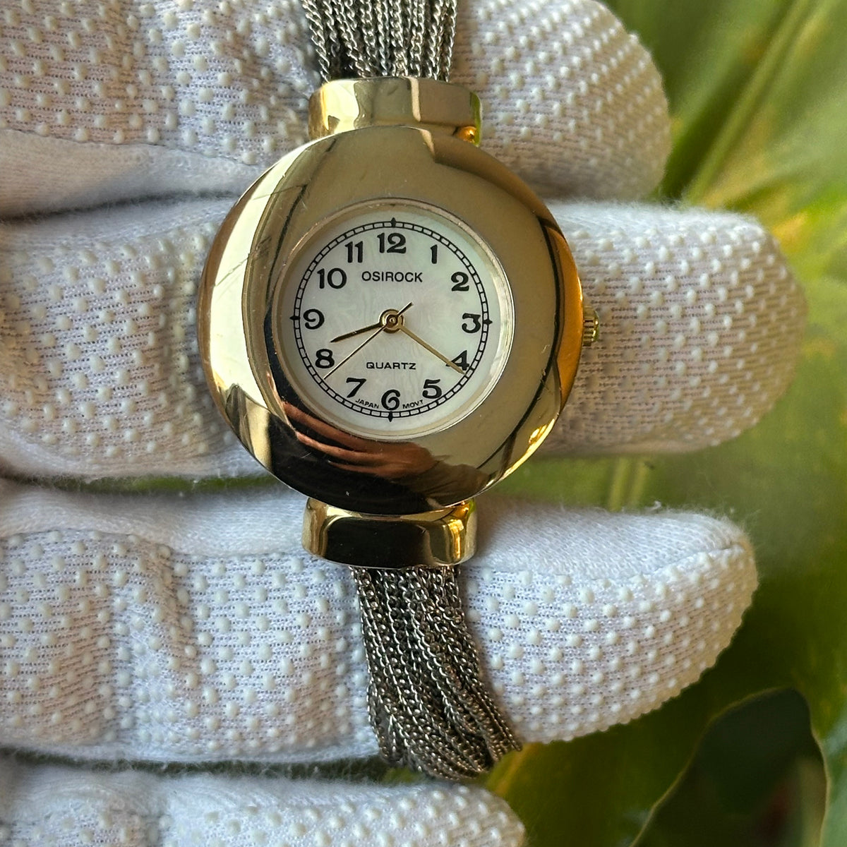Reloj Joya Osirock Bicolor con Pulsera de Múltiples Cadenas y Cierre Joyero Año 1998 ÚNICO - foto 8