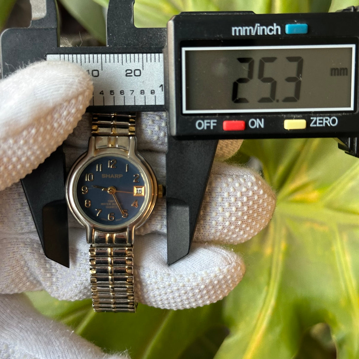 Reloj de mujer Sharp SHP116 azul con brazalete expansible bicolor – Año 1998 - foto 10