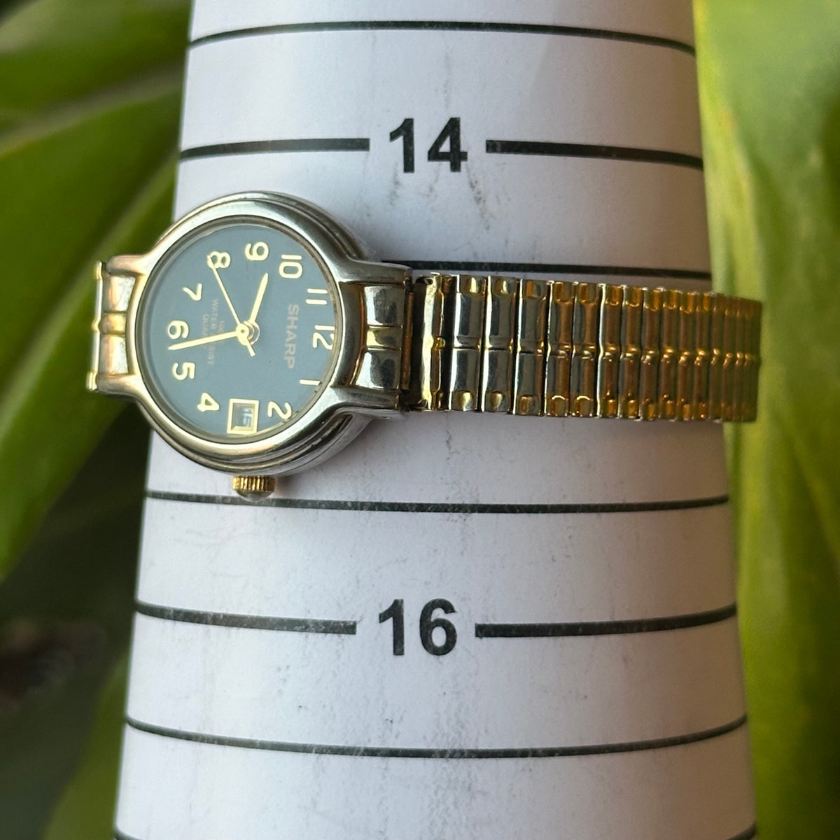 Reloj de mujer Sharp SHP116 azul con brazalete expansible bicolor – Año 1998 - foto 7