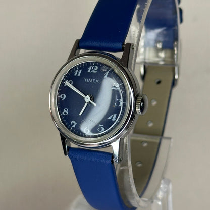 Reloj Timex Mujer A Cuerda Cavatina Elaborado en 1970 Funciona perfecto Modernismo gráfico - imagen 7