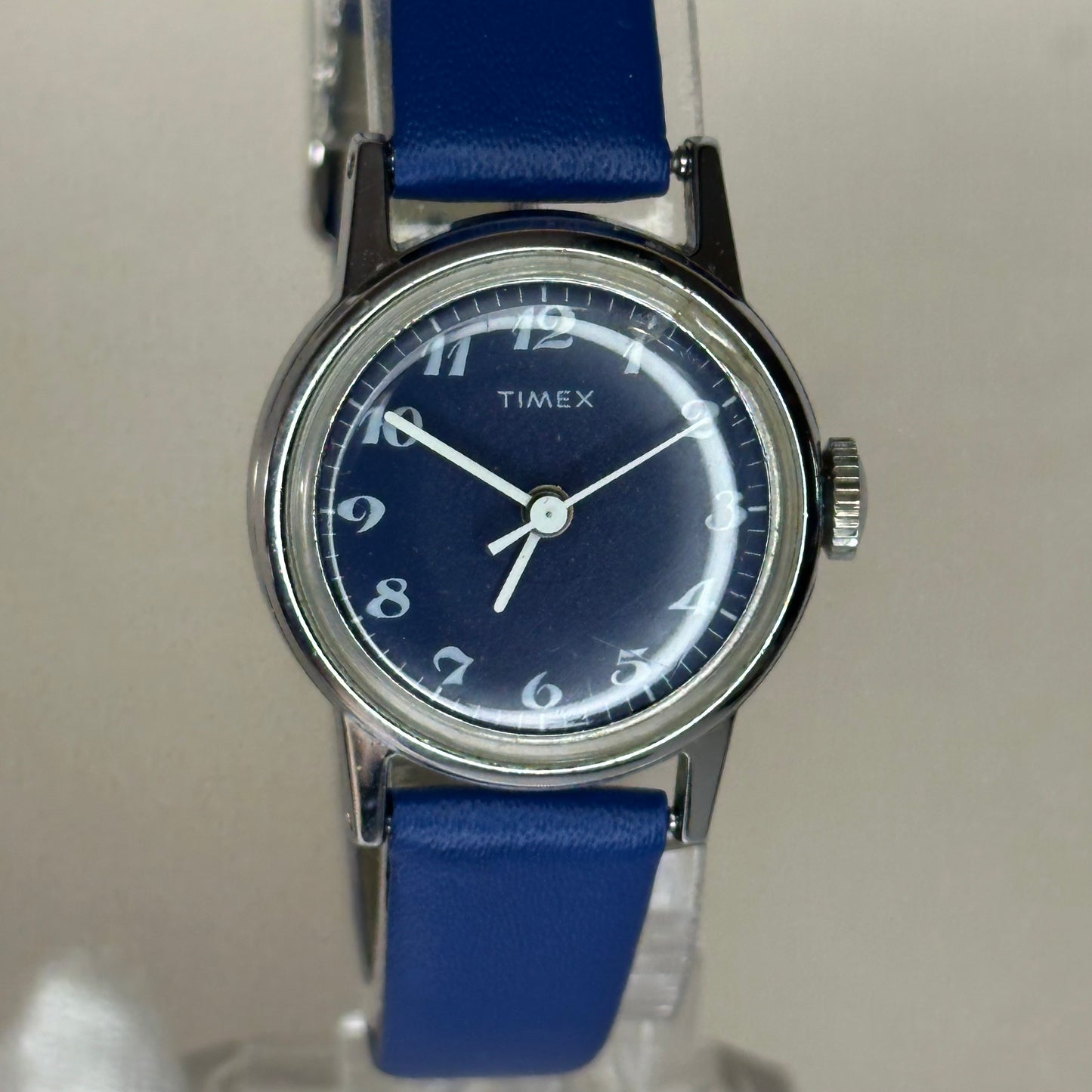 Reloj Timex Mujer A Cuerda Cavatina Elaborado en 1970 Funciona perfecto Modernismo gráfico - imagen 5