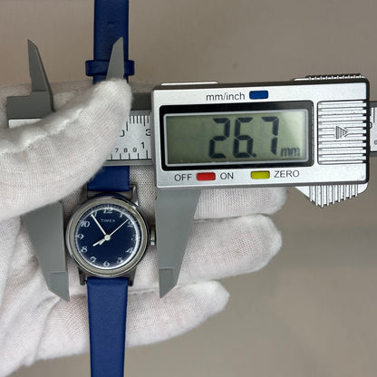 Reloj Timex Mujer A Cuerda Cavatina Elaborado en 1970 Funciona perfecto Modernismo gráfico - imagen 3