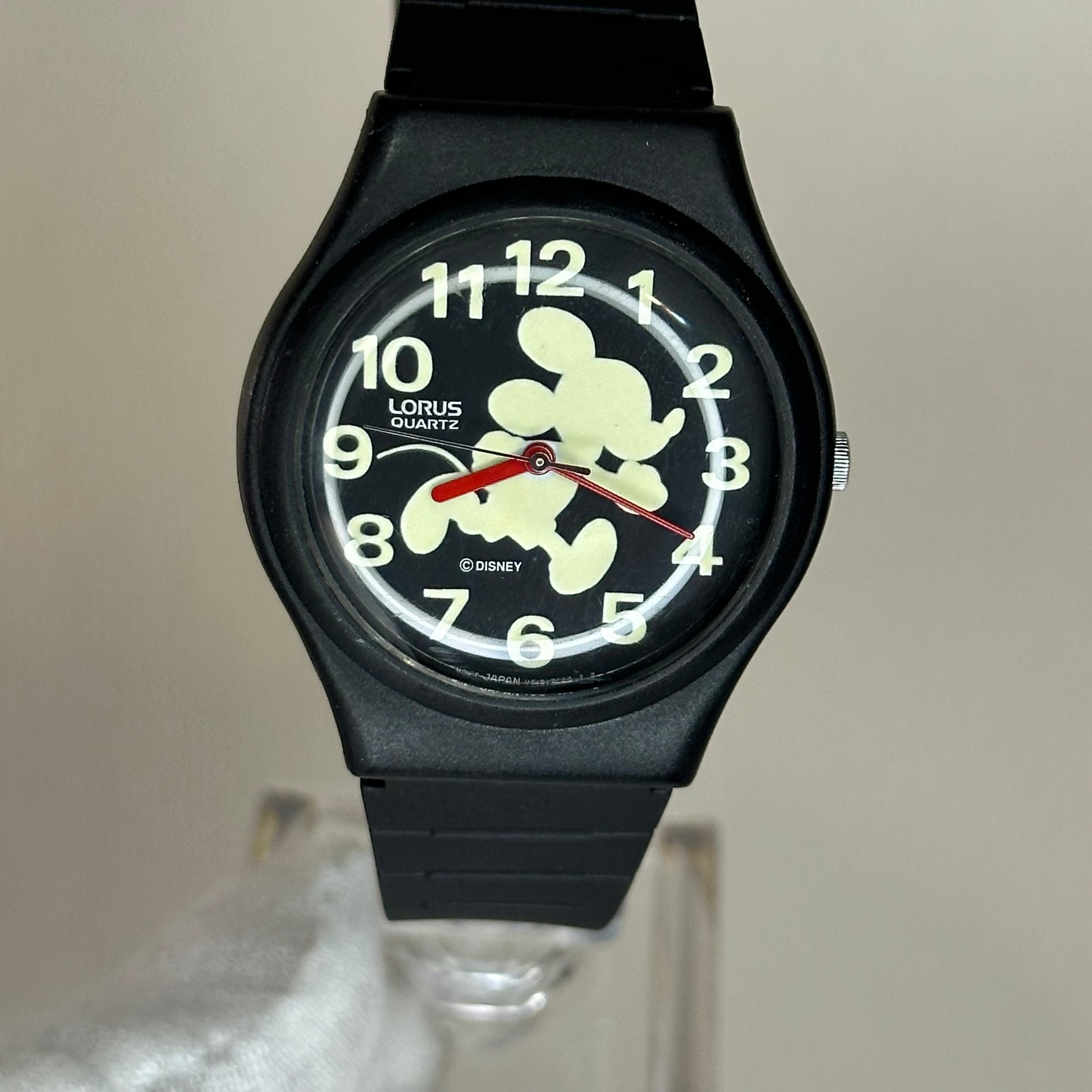 Lorus by SEIKO Disney Mickey Mouse V515-7A00 Fluorescente Año 1991 POP GRÁFICO - imagen 8