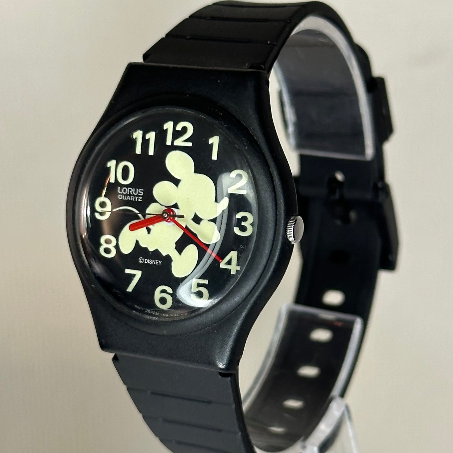 Lorus by SEIKO Disney Mickey Mouse V515-7A00 Fluorescente Año 1991 POP GRÁFICO - imagen 7