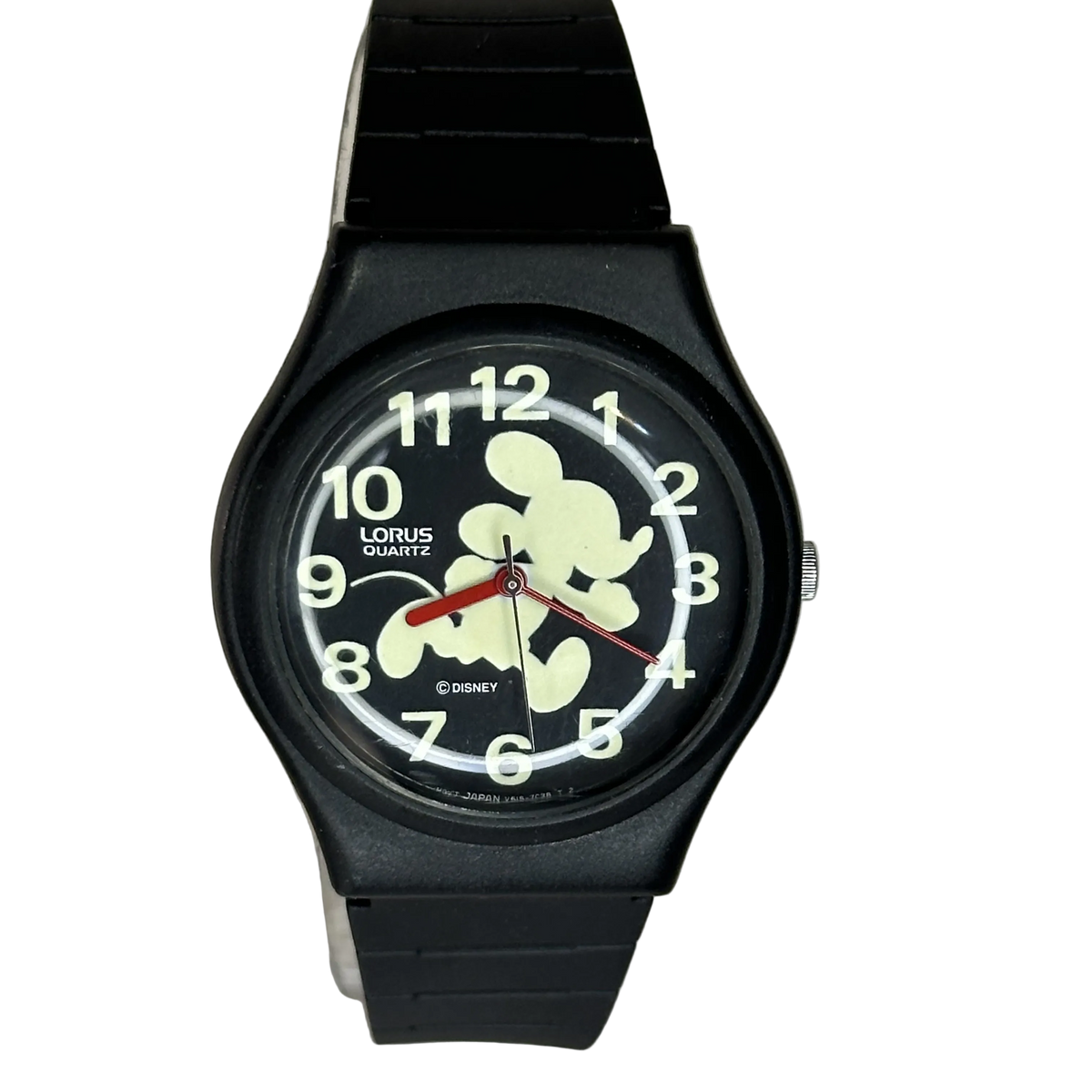 Lorus by SEIKO Disney Mickey Mouse V515-7A00 Fluorescente Año 1991 POP GRÁFICO - imagen 1