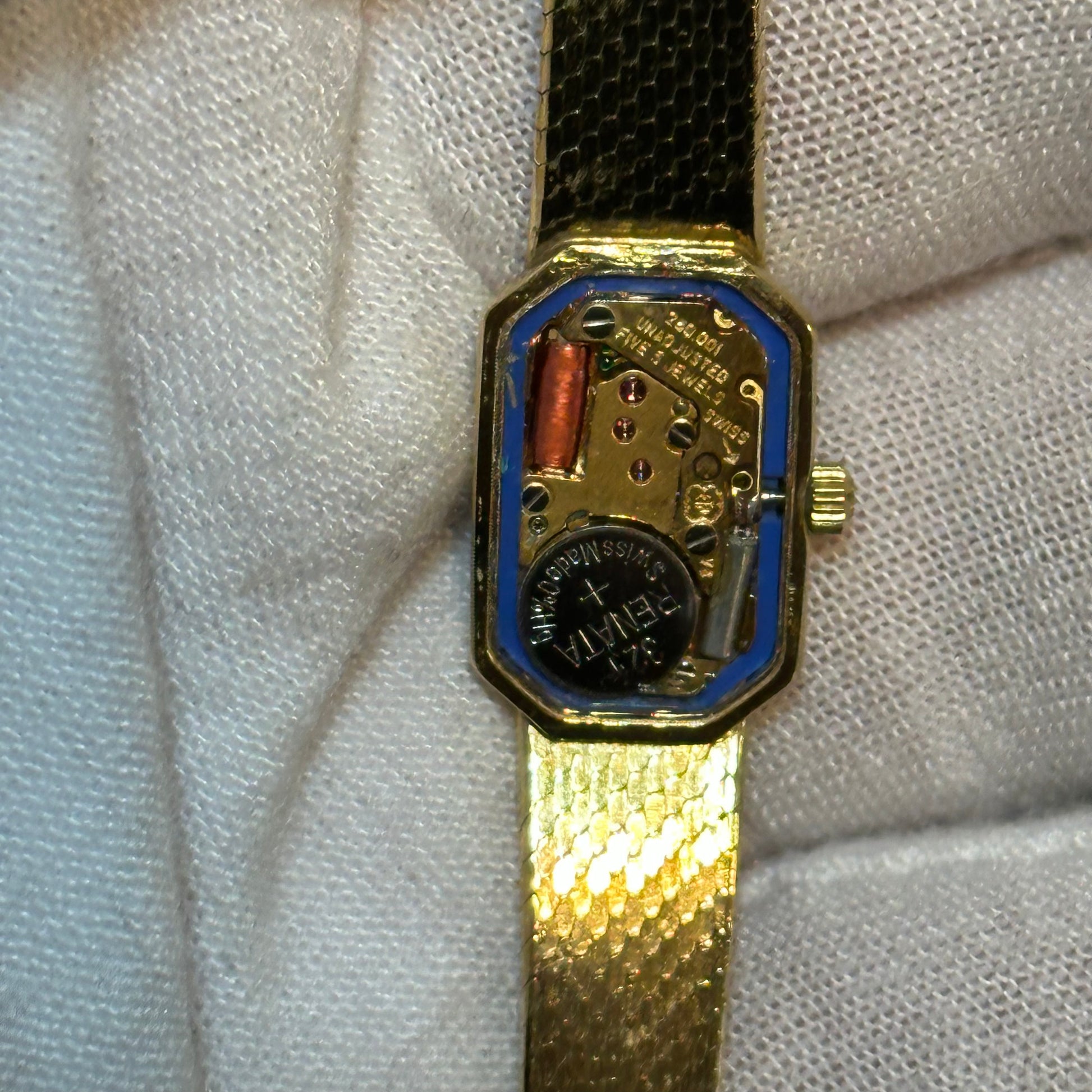 Reloj Joya BUCHERER Chapado Oro de 5 Jewels Año1982 Marca SUIZA del siglo XIX ÚNICO - imagen 8