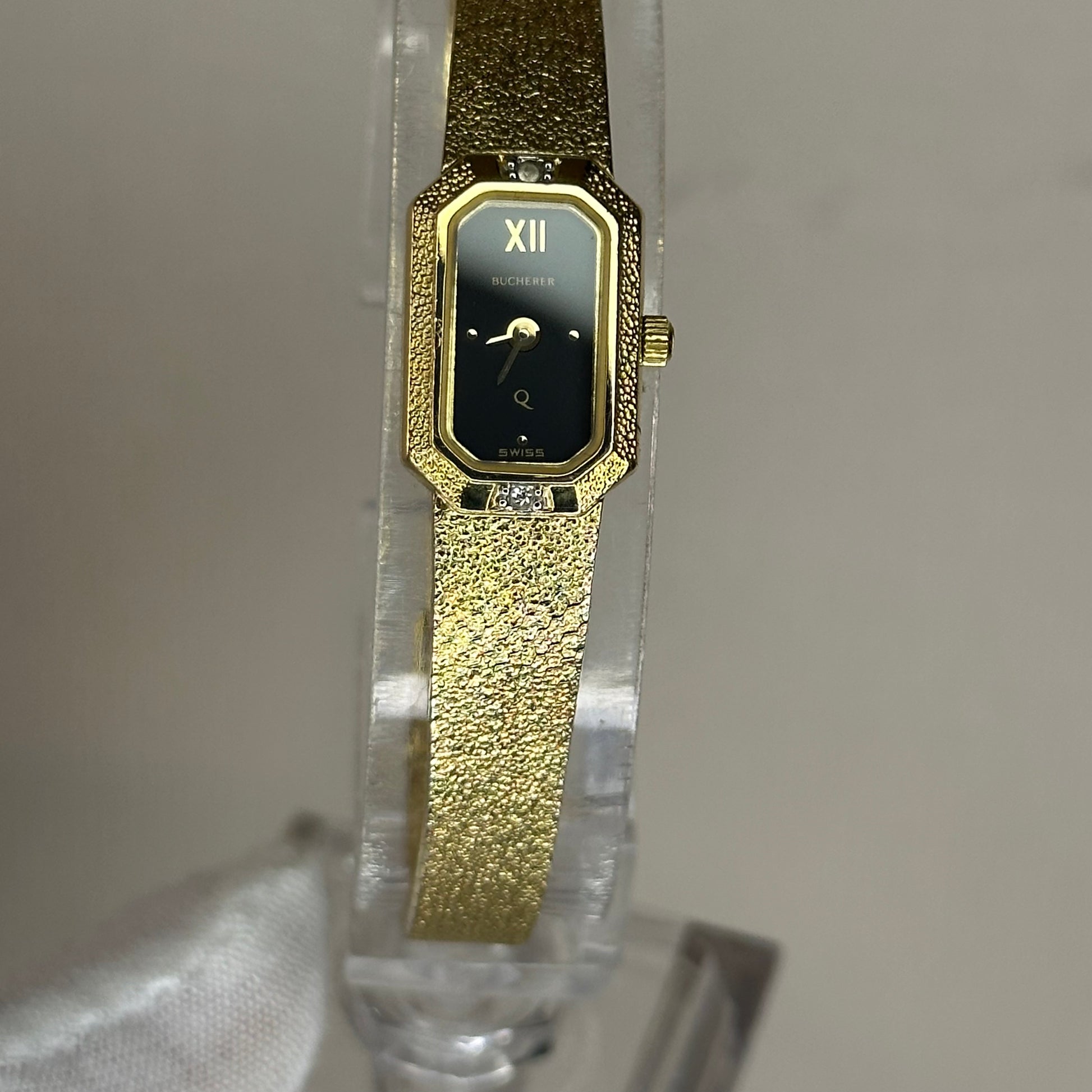 Reloj Joya BUCHERER Chapado Oro de 5 Jewels Año1982 Marca SUIZA del siglo XIX ÚNICO - imagen 12