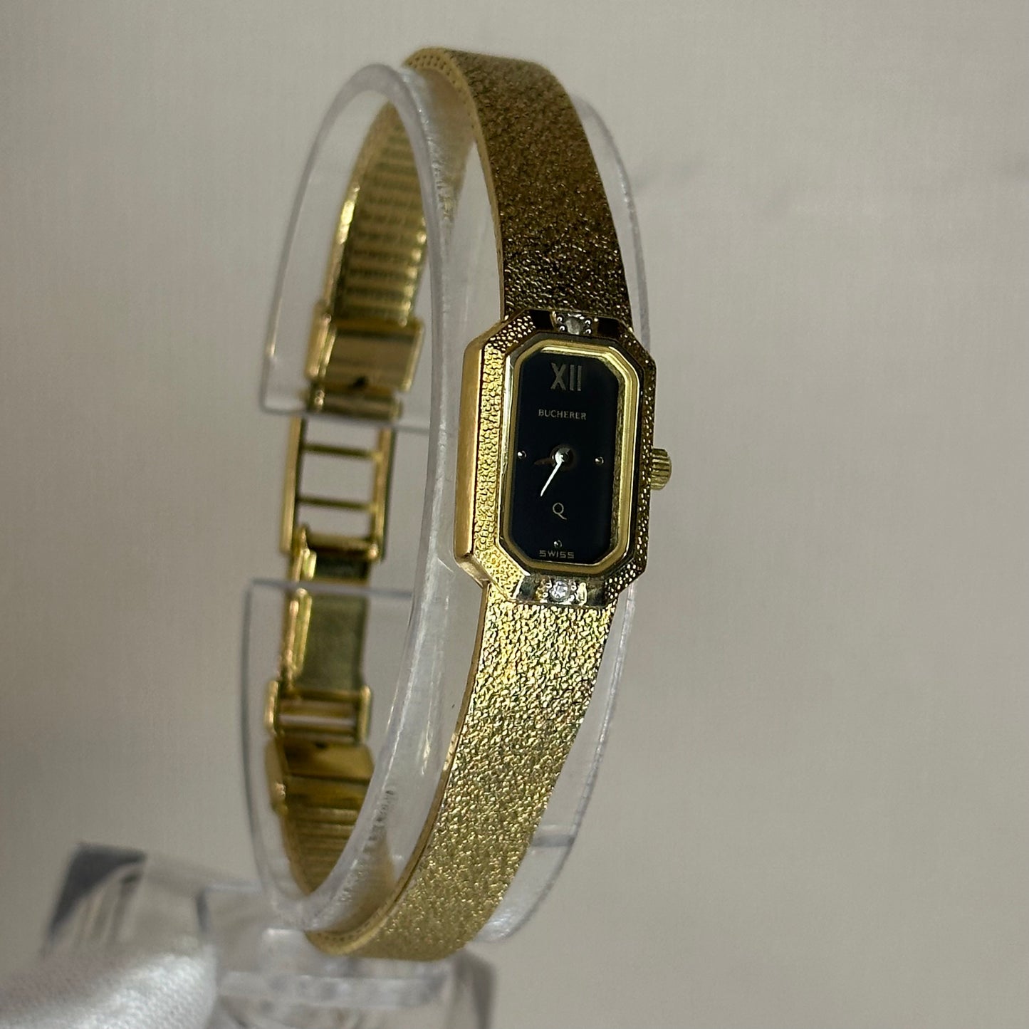Reloj Joya BUCHERER Chapado Oro de 5 Jewels Año1982 Marca SUIZA del siglo XIX ÚNICO - imagen 9