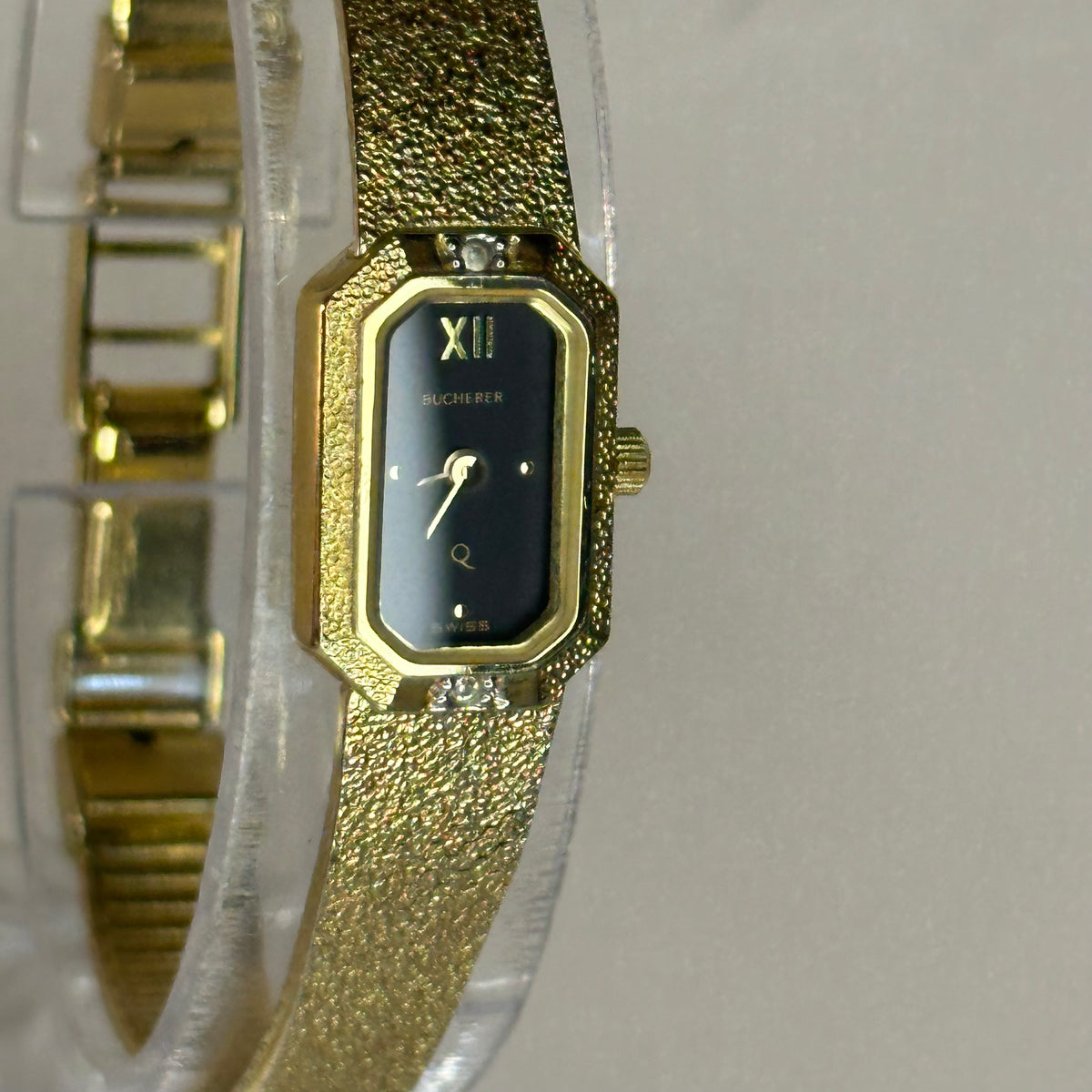 Reloj Joya BUCHERER Chapado Oro de 5 Jewels Año1982 Marca SUIZA del siglo XIX ÚNICO - imagen 7