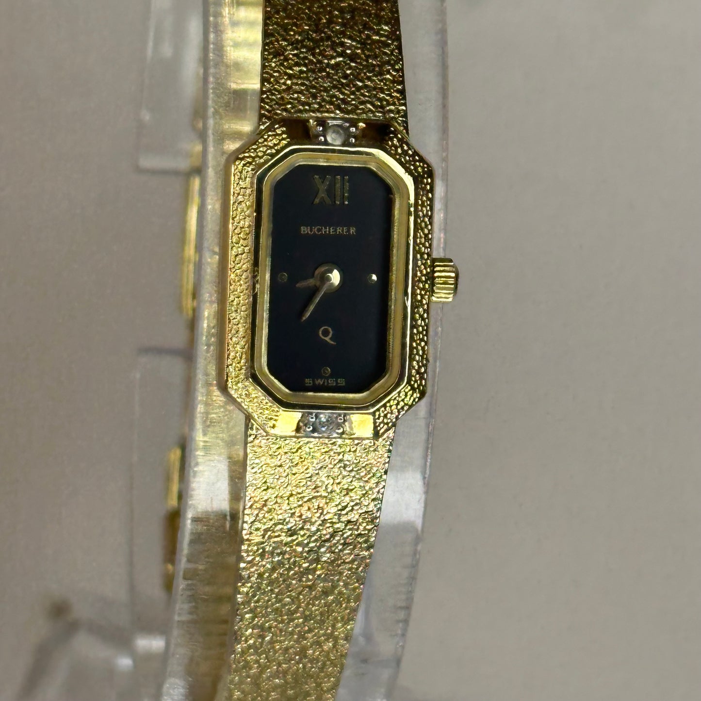 Reloj Joya BUCHERER Chapado Oro de 5 Jewels Año1982 Marca SUIZA del siglo XIX ÚNICO - imagen 6