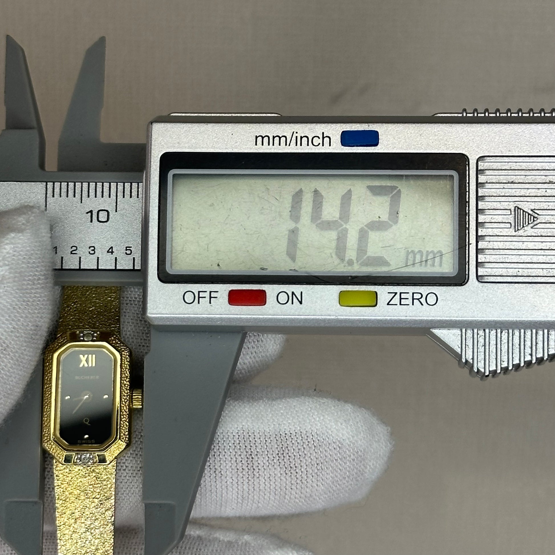 Reloj Joya BUCHERER Chapado Oro de 5 Jewels Año1982 Marca SUIZA del siglo XIX ÚNICO - imagen 5