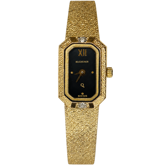 Reloj Joya BUCHERER Chapado Oro de 5 Jewels Año1982 Marca SUIZA del siglo XIX ÚNICO - imagen 1