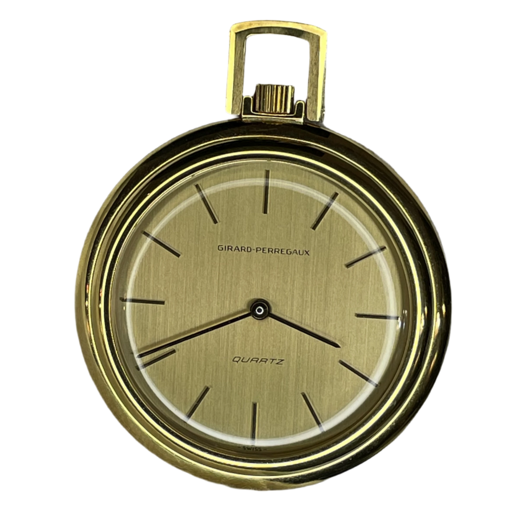 Reloj Girard-perregaux De Bolsillo Vintage Año 1979 Chapado Oro18K