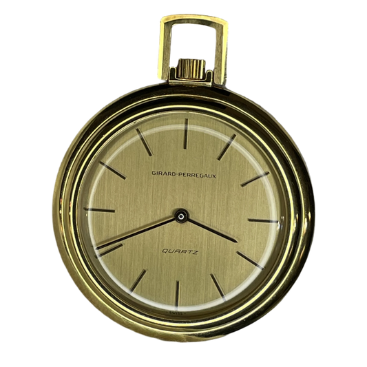 Reloj Girard-perregaux De Bolsillo Vintage Año 1979 Chapado Oro18K