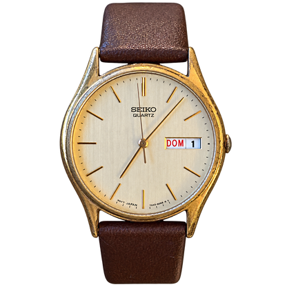 Seiko Quartz 7N43-8A89 — portada transparente