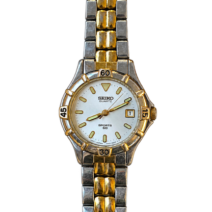 Seiko Sports 50 7N82-0261 — portada transparente