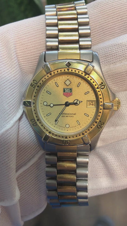 Reloj Tag Heuer 964.013f Vintage Años 80´s Diver Pulsera Original