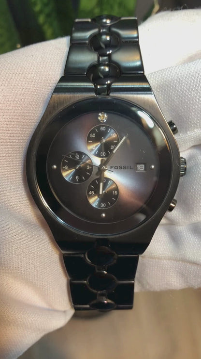Reloj Fossil Arkitekt Hombre Cara Efecto Rayos Sol 2010 Raro