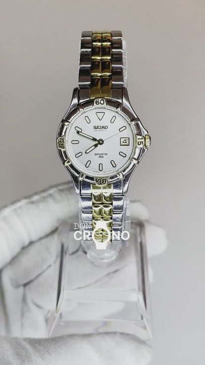 Seiko Sports 50 7N82-0261 TwoTone Mayo 1996 Impecable
