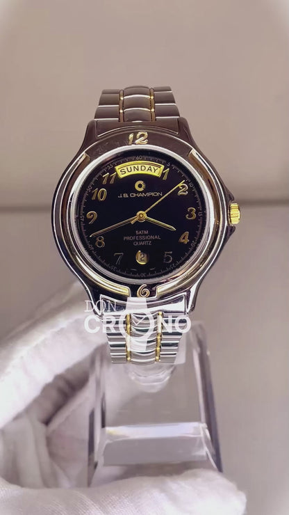 Reloj J.B. Champion Professional 1993 President Style Bicolor 40mm New Old Stock