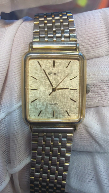 Reloj Seiko Spirit Hombre Elegancia Noventera Linen Dial
