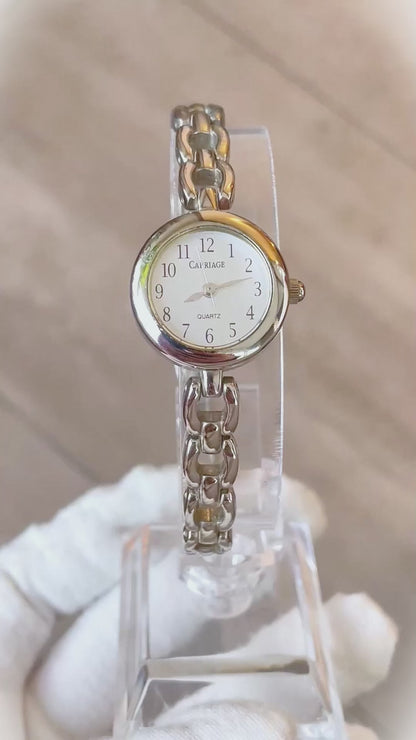 Reloj Joya Carriage by TIMEX Mujer Quartz 2000s Minimalista