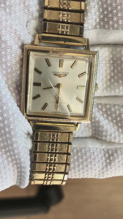 Longines Año 1965 Chapado Oro 10k Mecánico Funciona Ok Leer