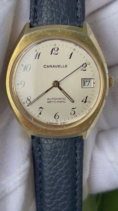 Reloj Caravelle by Bulova Hombre 1973 Automático Alemania Occidental