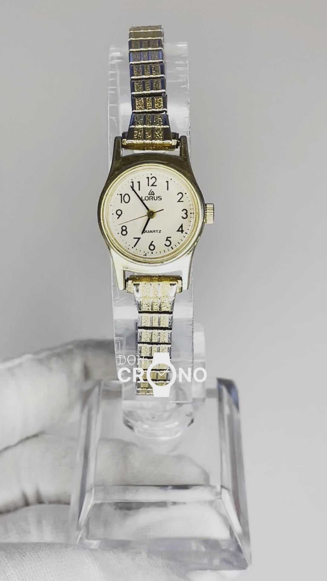 Lorus by SEIKO Y481-0570 Pulsera Texturada Año 1988