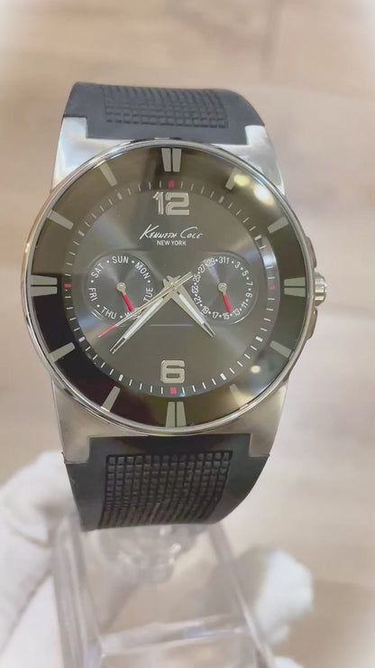 Reloj Kenneth Cole Hombre 2012 MultiDial 42mm Negro