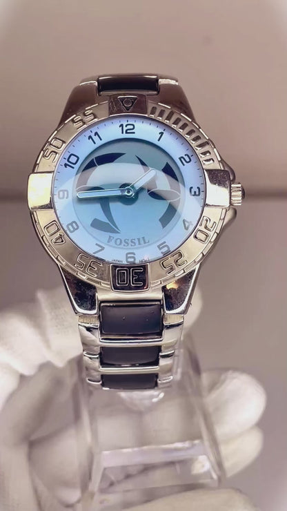 Fossil Sport Line 90´s YR2000 Y2K Futurista ANA DIGI SÚPER RARO