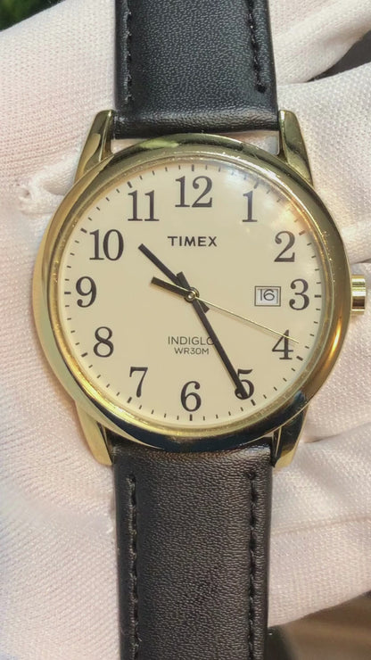 Reloj Timex Easy Reader Hombre Caja 38mm Inicios Años 2000