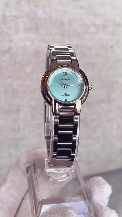 Reloj Joya Armitron Now Mujer 2000s Dial Celeste