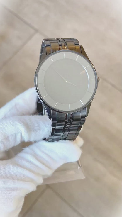 Reloj Citizen Stiletto Hombre 2010 Eco-Drive SOLAR Zafiro Blackout NOS