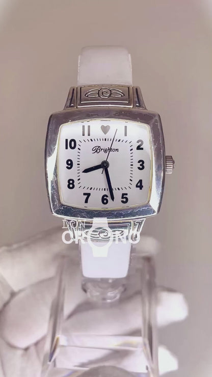 Reloj Brighton Orchard Mujer Año 2004 Corazón aplicado Caja ornamental Art Nouveau