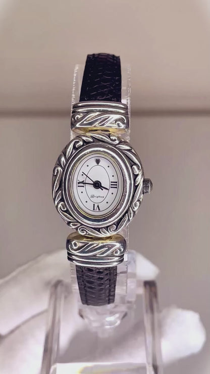 Reloj joya Brighton Paris Año 2000 Art Nouveau Pulsera Reversible | Japan Mov.