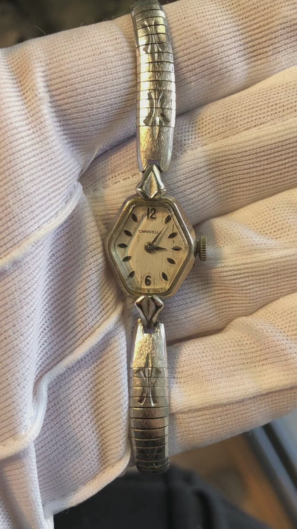 Reloj Caravelle By Bulova Suizo 1971 A Cuerda Mujer 17 Rubíes
