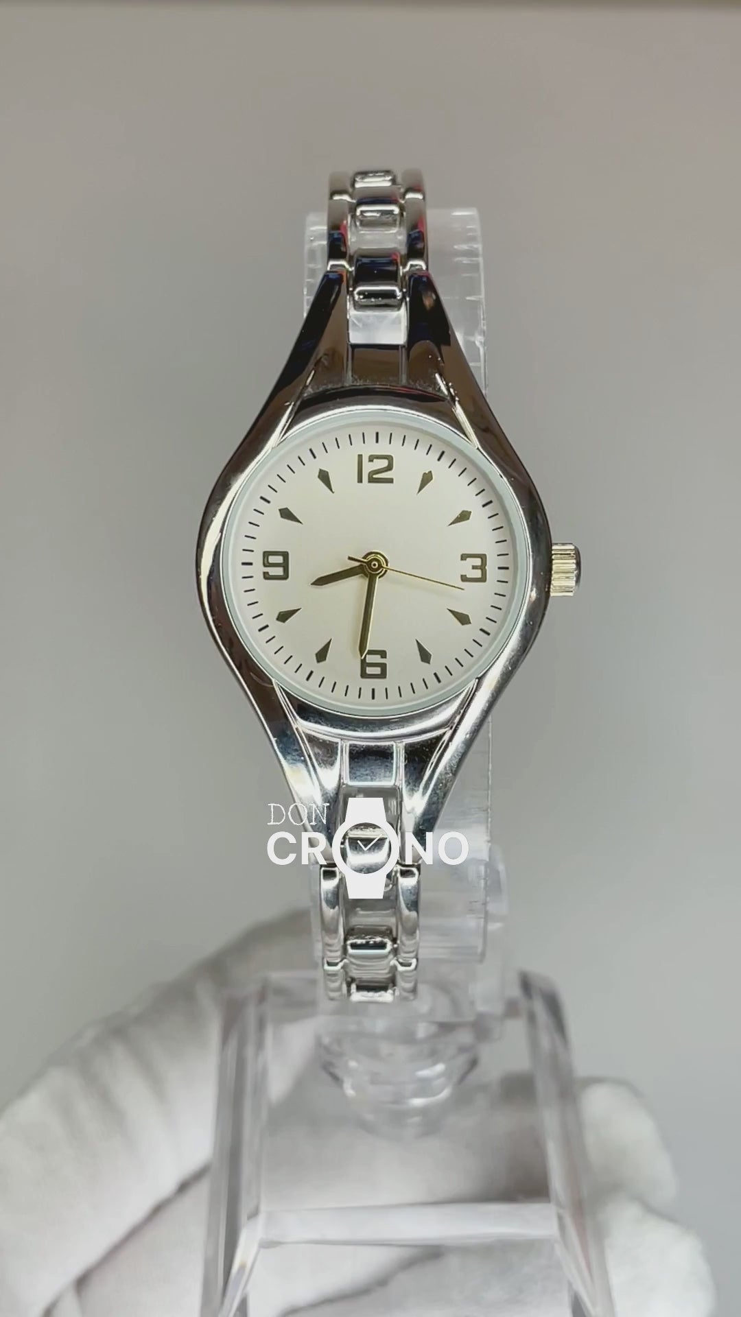 Reloj Joya 78/1047TT Dial Plateado Año 2005 impecable Japan Movt. Minimalismo orgánico