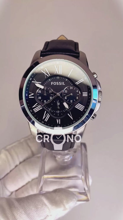 Reloj Fossil Grant FS4812 Año 2013 Cronógrafo Números Romanos