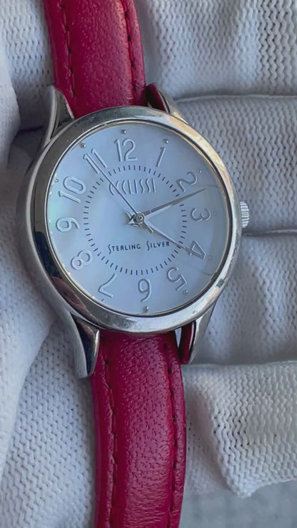 Reloj Ecclissi Mujer Plata 925 Año 2005 Madreperla 30mm