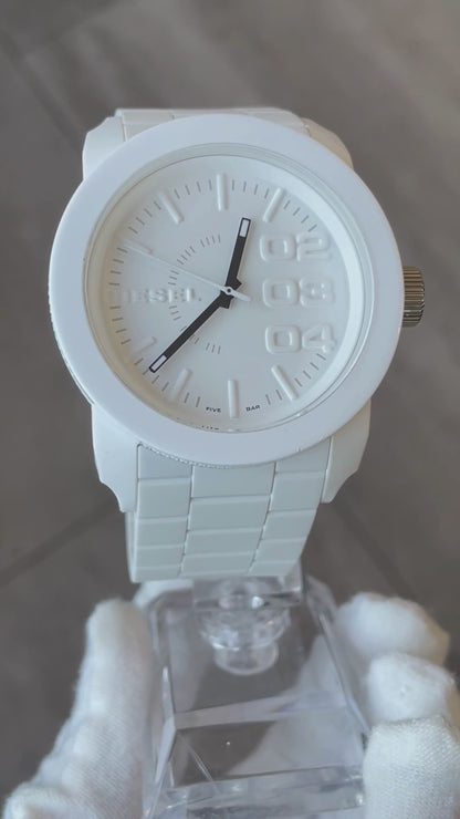 Reloj Diesel Hombre Blanco Año 2011 Only Brave 44mm