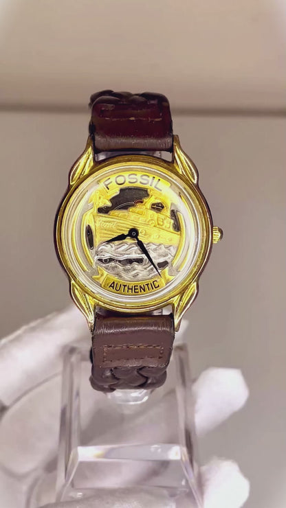 Reloj Floating Fossil SK-5070 Edición Limitada Año 1992 / Unidad núm. 1.367 de 10 mil